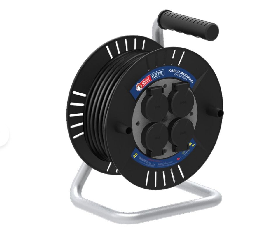 Horoz 310-025-501 Spin 2 Seyyar Plastik Makara Ip44 25 Mt 3X1,5 Mm Kapaklı
