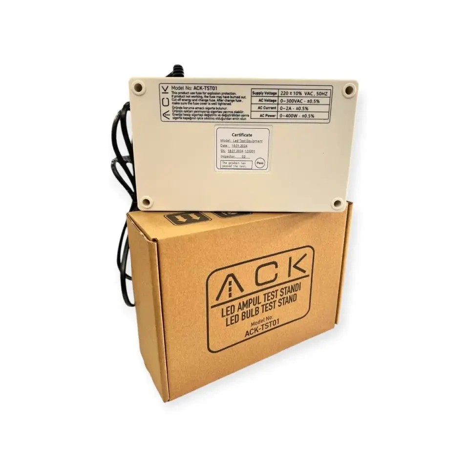Ack Ampul Test Cihazi E27-Ac / E14-Ac
