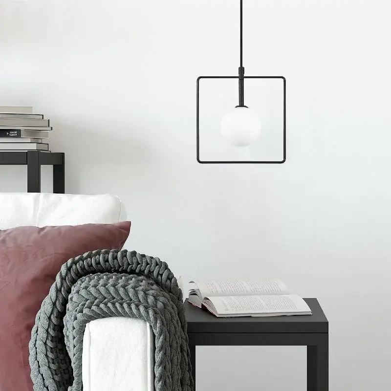 Aydinlatmadunyam Sarkit BlackWhite Geometri-11100