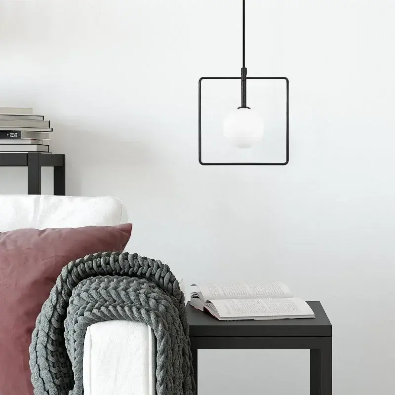 Aydinlatmadunyam Sarkit BlackWhite Geometri-11100