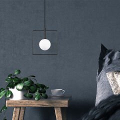 Aydinlatmadunyam Sarkit BlackWhite Geometri-11100