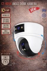 CATA CT-4054 Akilli Dome Kamera 4 Mp Wifi Kamera