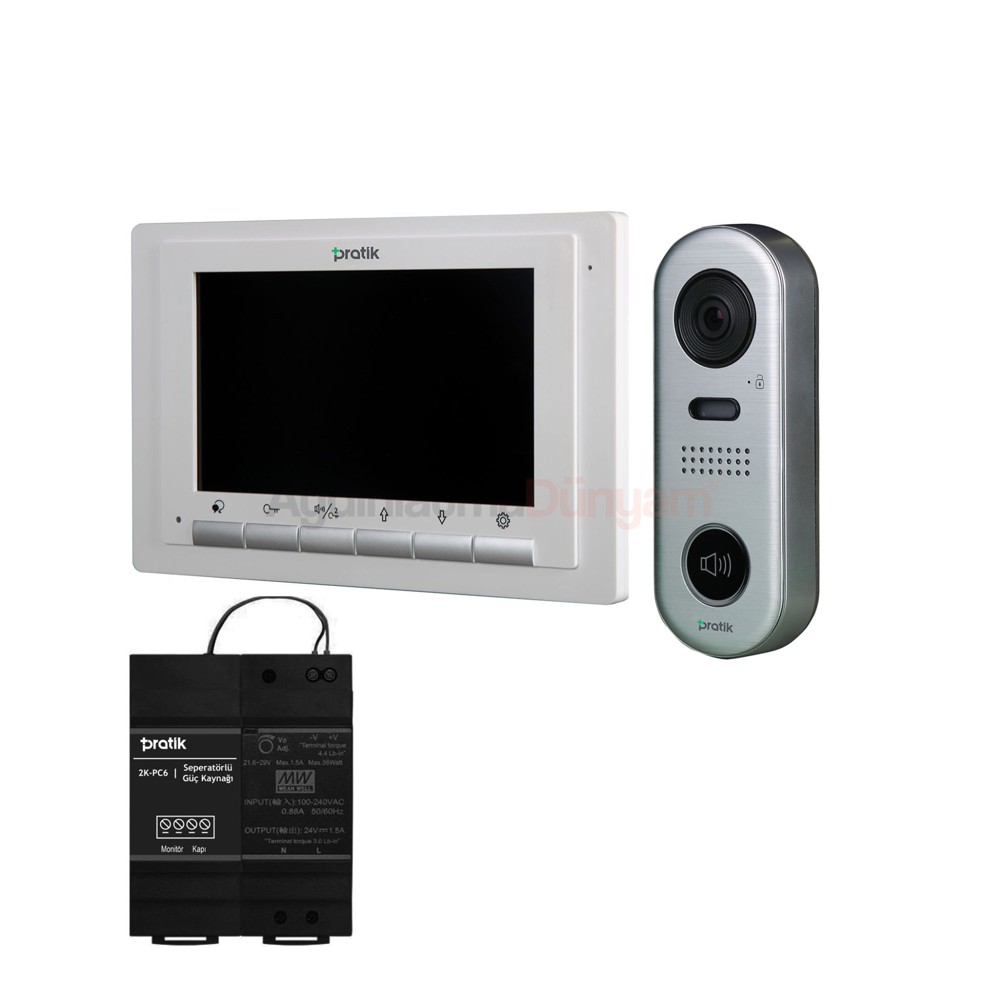 Pratik Villa Set 2 Daire 4.3 inç Görüntülü Paket
