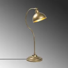Aydinlatmadunyam Masa Lambasi Gold Konika-12261
