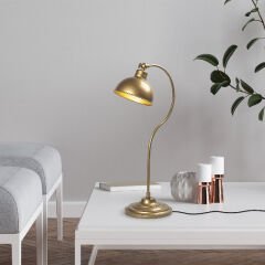 Aydinlatmadunyam Masa Lambasi Gold Konika-12261