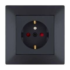 Exen Odak Füme Çocuk Korumali Ups Priz Komple Takim