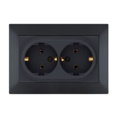 Exen Odak Füme Ikili Toprakli Priz Komple Takim