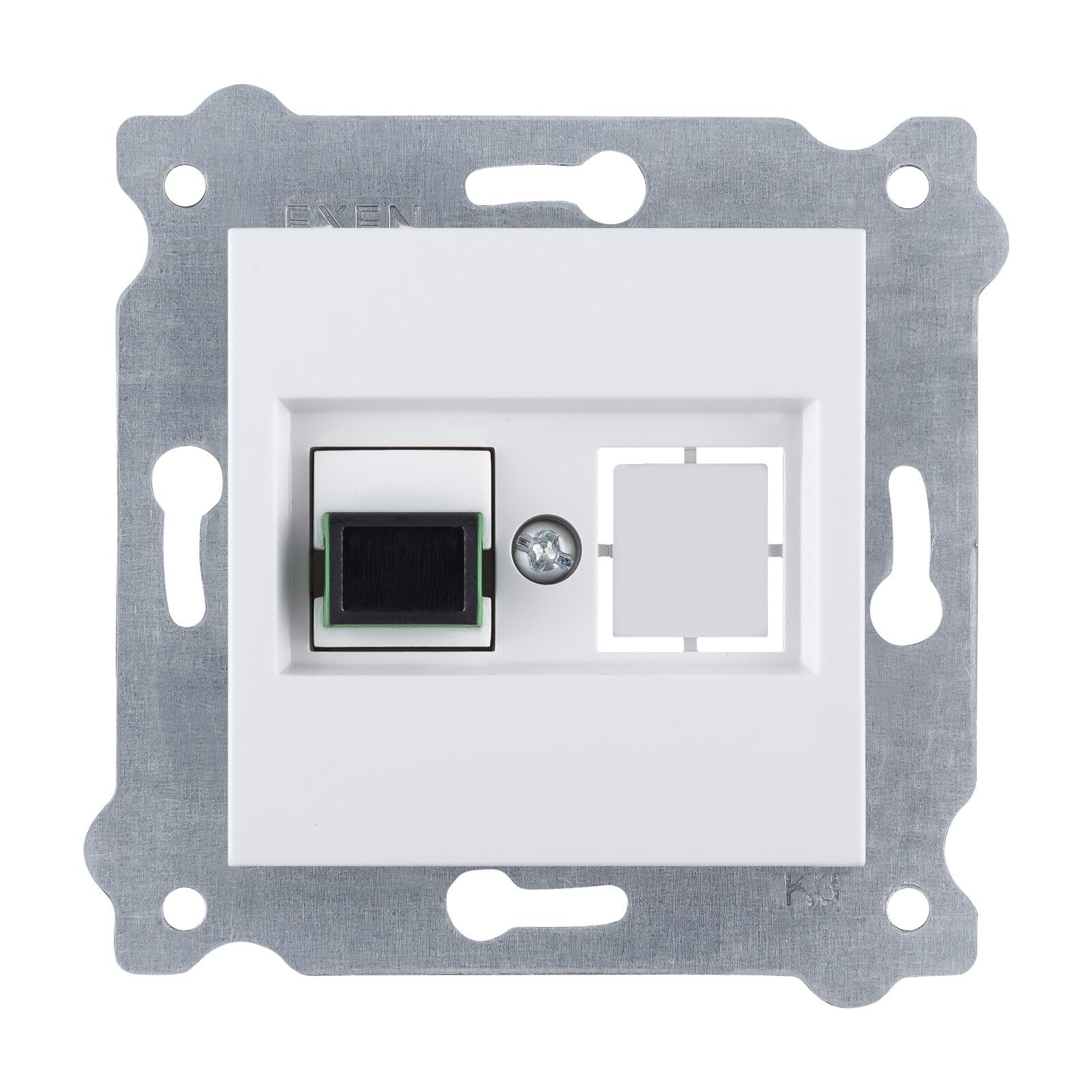 Exen Beyaz Modül+Kapak  Fiber Optik