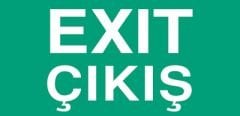 Nural Çift Yönlü Acil Yönlendirme Armatürü Exit Çıkış