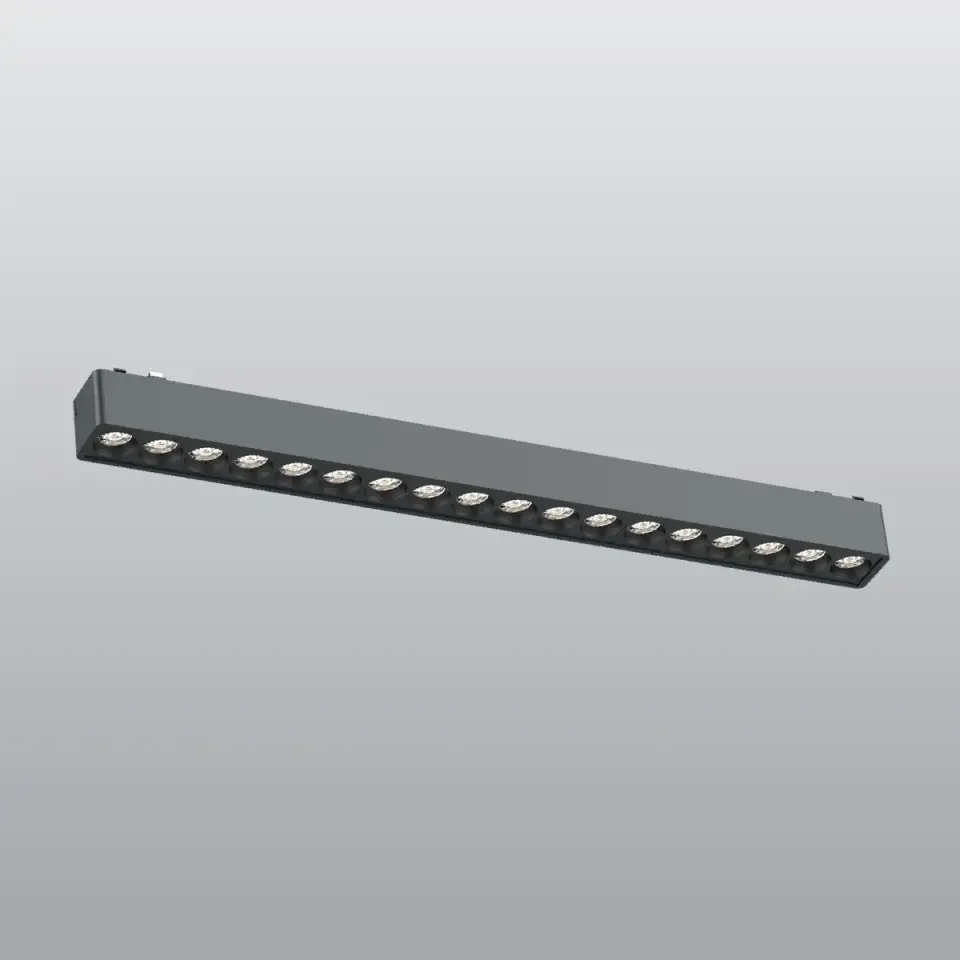 ACK 18W Slım Magnet Ray Armatürü Lensli 33,8Cm 3000K Ip20 AD45-02301