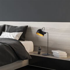 Aydinlatmadunyam Masa Lambasi BlackGold Alfa-13010