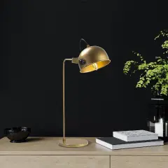 Aydinlatmadunyam Masa Lambasi Gold Alfa-13011