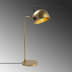 Aydinlatmadunyam Masa Lambasi Gold Alfa-13011
