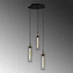 Aydinlatmadunyam Sarkit Black Doldi-M-705-3