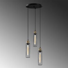 Aydinlatmadunyam Sarkit Black Doldi-M-705-3