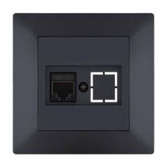 Exen Odak Füme Tekli Data Prizi Cat6 Komple Takim