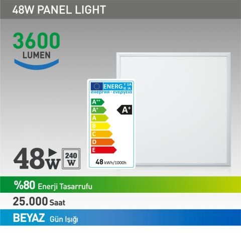 Next-NextStar 48W Beyaz 60X60 Led Panel Armatur