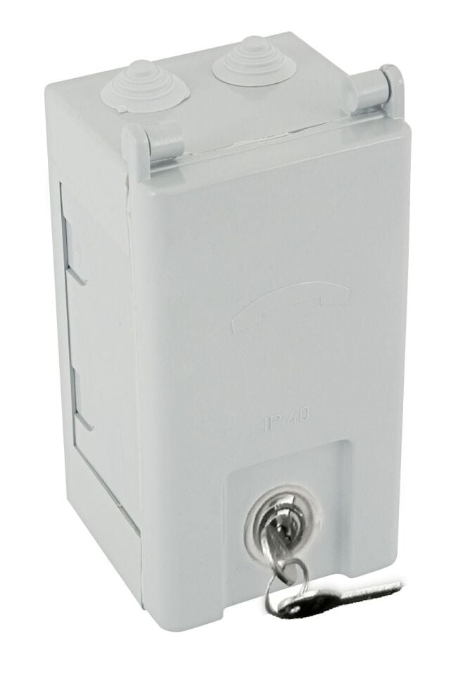 Mutlusan Telefon Dağıtım Kutusu 10 20 Boş Metal Kilitli  - 001 049 011020 00 17