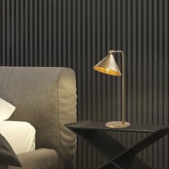 Aydinlatmadunyam Masa Lambasi Gold Konika-12266