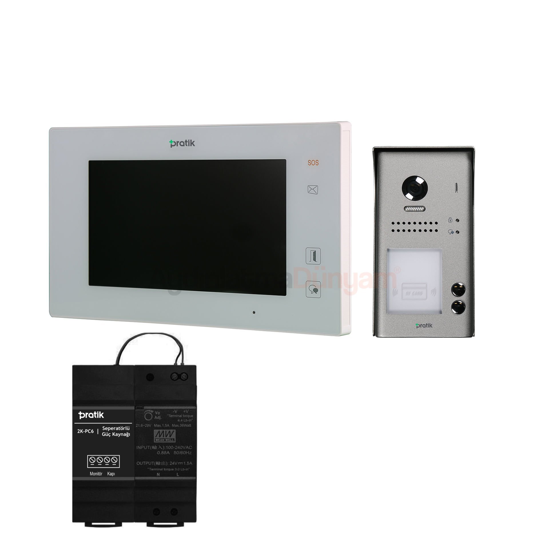 Pratik Villa Set 4 Daire 7 inç Görüntülü Paket