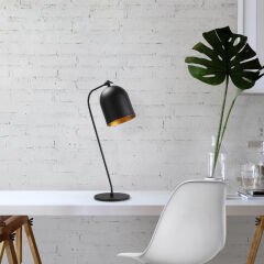 Aydinlatmadunyam Masa Lambasi BlackGold Sanika-12280