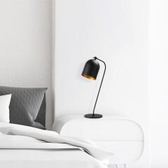 Aydinlatmadunyam Masa Lambasi BlackGold Sanika-12280