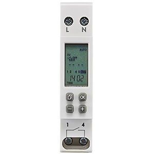 Legrand  Dijital zaman saati haftalık 230V AC 1NA 1 modül LEG-003710
