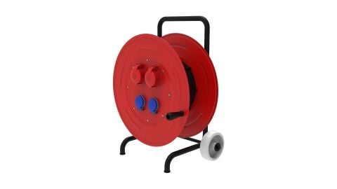 Bemis  1/16A. 220V. 2 Ad. 3/25A. 380V. 2 Ad. Prizli Metal Makara 5x2,5mm TTR 100m. Kapasiteli Arabalı IP44 BM6-7206-2030