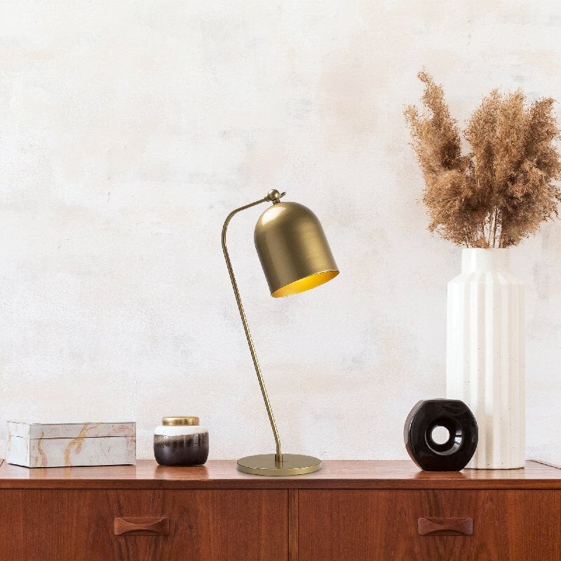 Aydinlatmadunyam Masa Lambasi Gold Sanika-12281