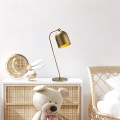 Aydinlatmadunyam Masa Lambasi Gold Sanika-12281