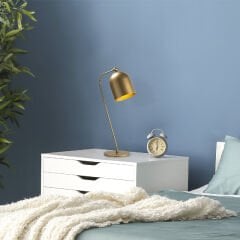 Aydinlatmadunyam Masa Lambasi Gold Sanika-12281