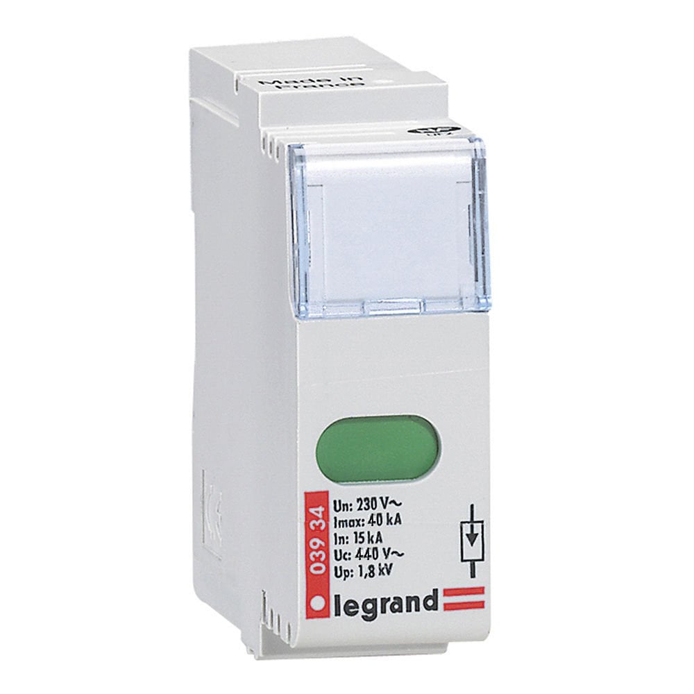 Legrand  Eski Parafudur yedek modül 40kA Up:1,8kV referans 03930/31/32/33 için LEG-003934