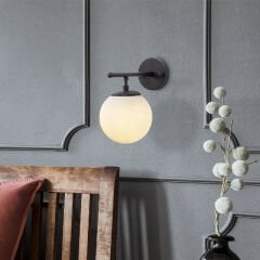 Aydinlatmadunyam Aplik BlackCream Roe-10715