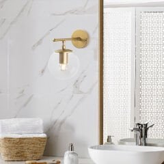 Aydinlatmadunyam Aplik Shiny Gold Roe-10720