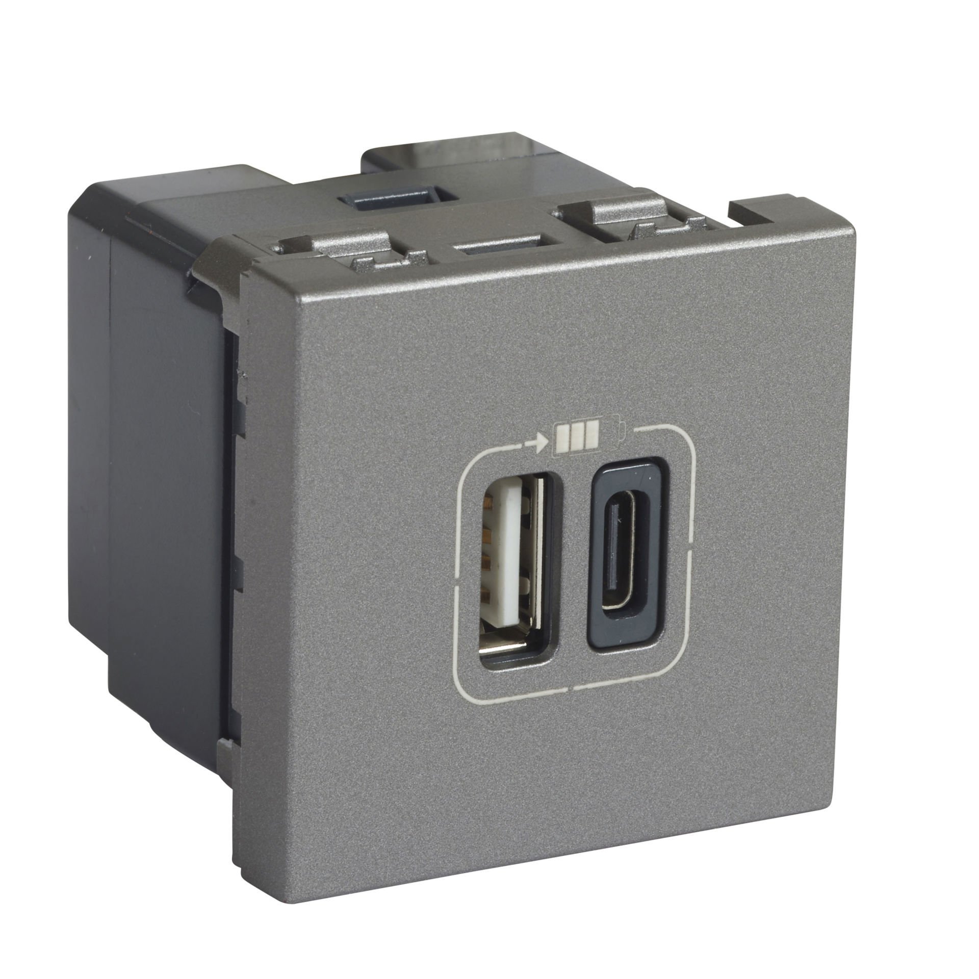 Legrand  Ikili USB Priz, Telefon şarjı için, 5V, 3A, A+C Tipi LEG-079392
