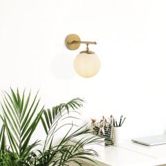 Aydinlatmadunyam Aplik Shiny Gold Roe-10725