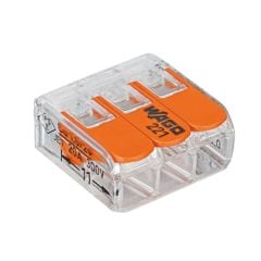 Cetsan 3 x 4 mm Çok Amaçlı Klemens (WAGO) WAGO.221-413