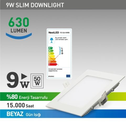 Next-NextStar 9W-Slk Beyaz Led Slım Ampul