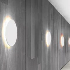 ACK 12W Led Duvar Armatürü / Beyaz/ 6500-4000-3000K Butonlu Renk Seçeneği AT15-01290