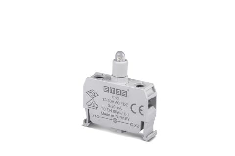 Emas C Sinyal Beyaz Led'Li Kutuluk 12-30 V Ac/Dc - CK5