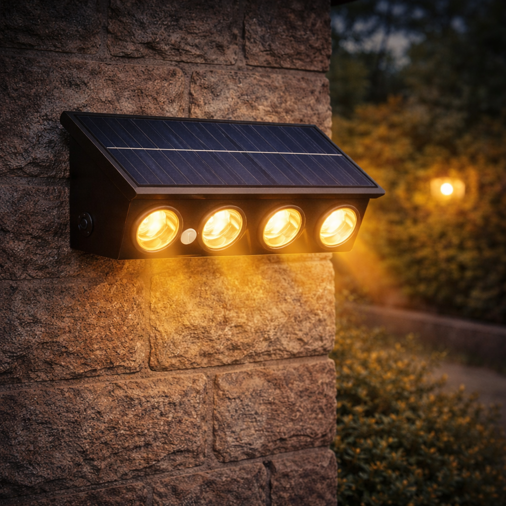 CATA CT-8010A Ct-8010 20 Watt Kos Solar Led Aplik Dis Mekan Amber