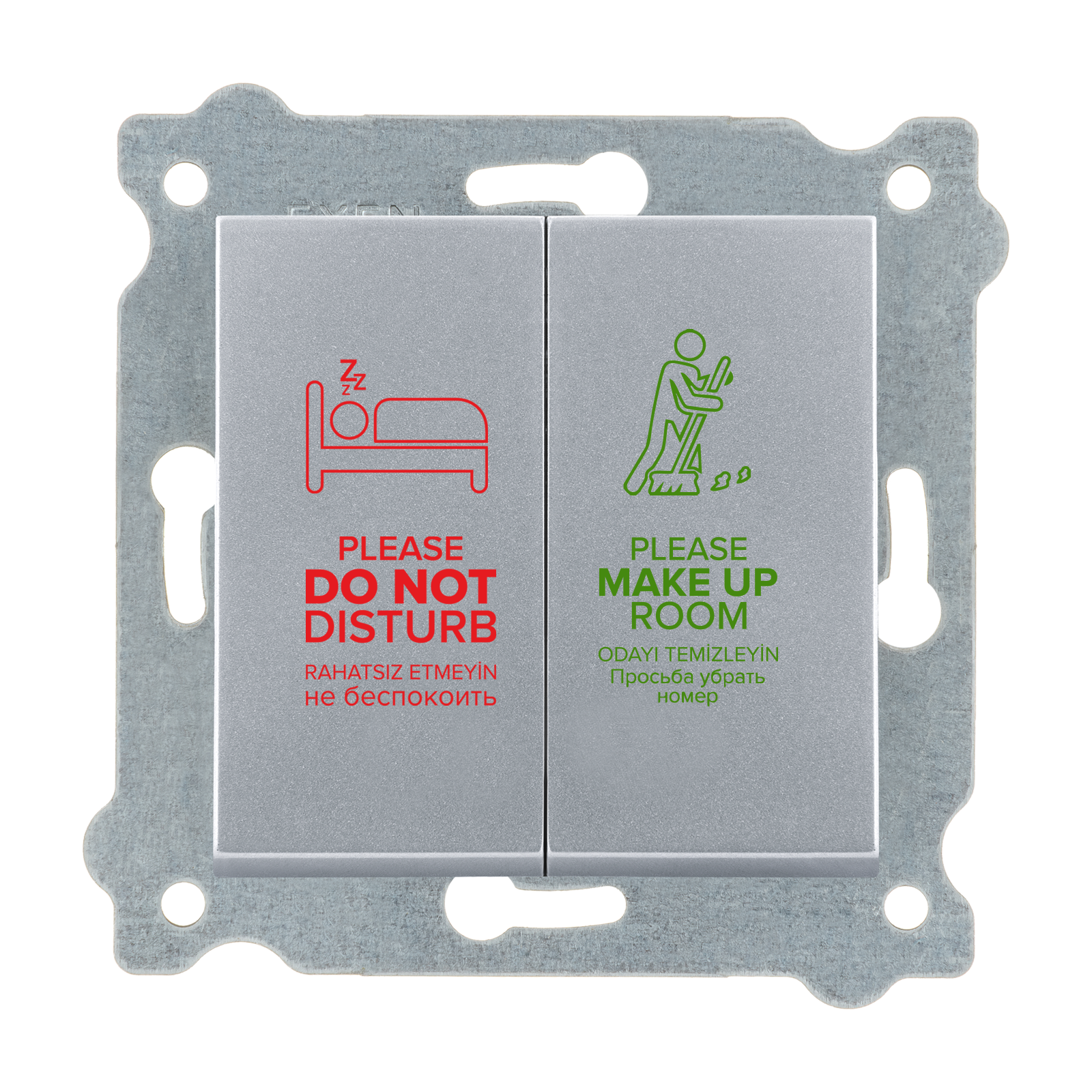 Exen Gümüs Modül+Kapak  Dnd/Mur Komütatör