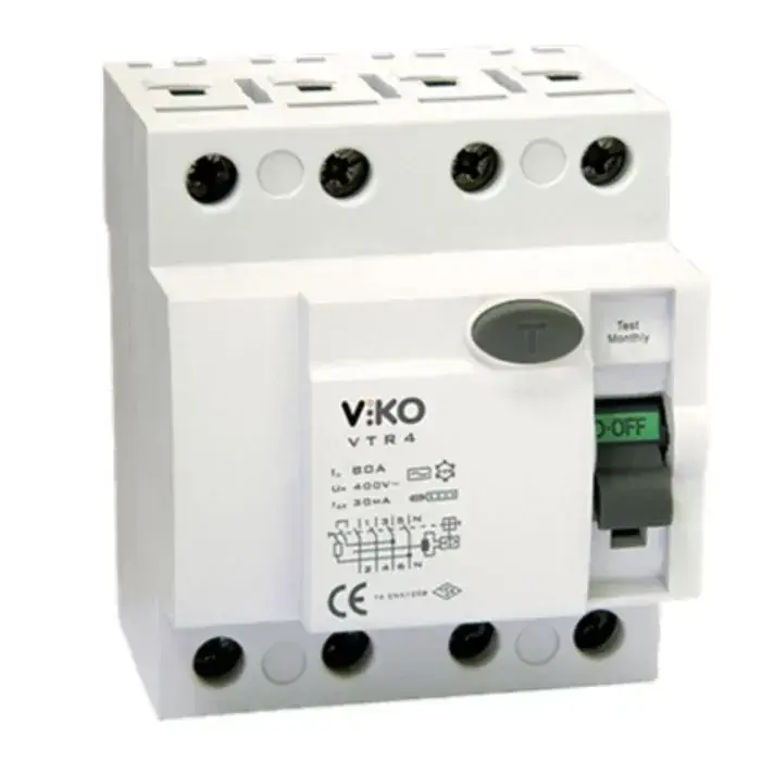 Viko Trifaze 4X100A 30mA Kaçak Akım Rolesi