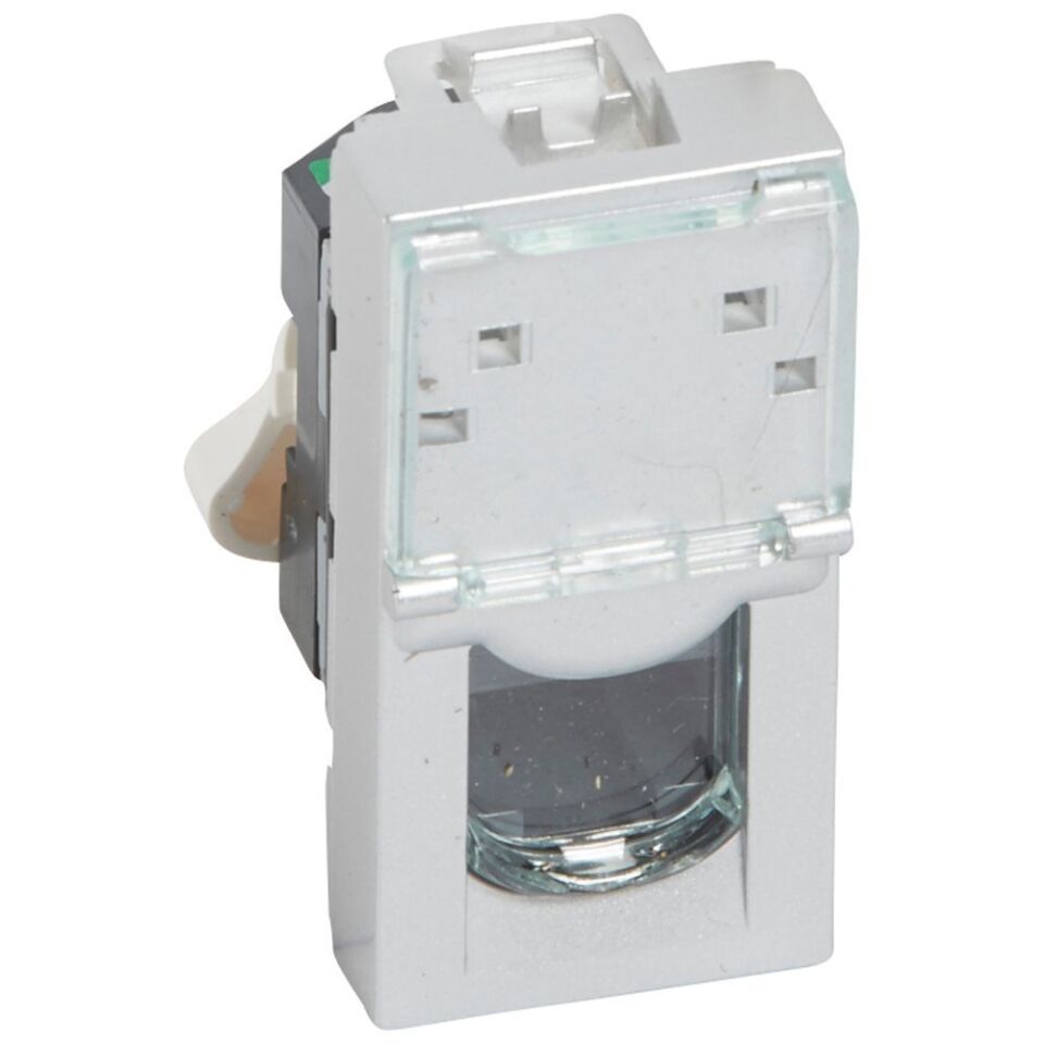 Legrand  LCS² Sistem Armada RJ45 Cat5e priz - UTP - 1modül - Alüminyum LEG-079451