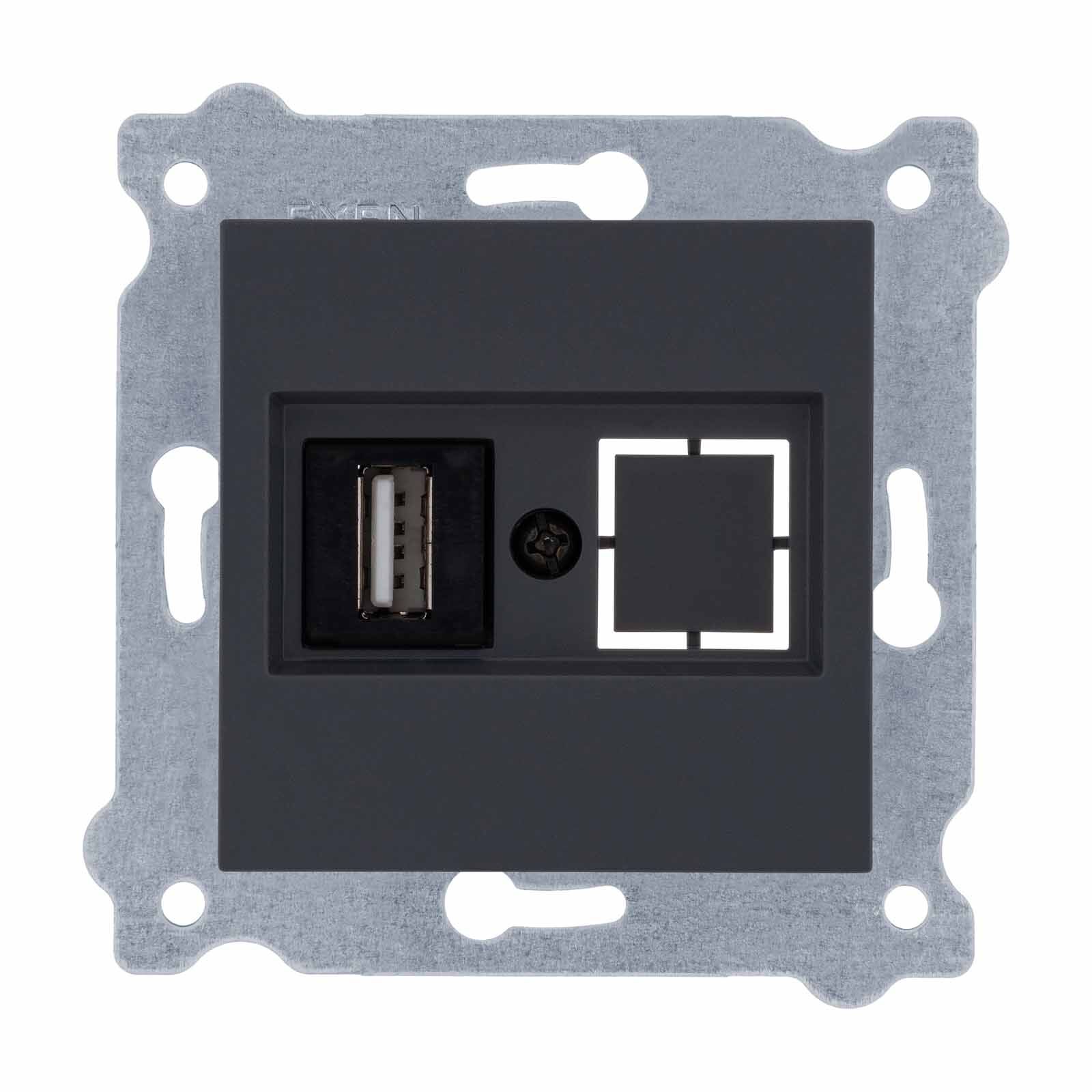 Exen Füme Modül+Kapak  Usb Prizi Jakli (Sarj Edemez)