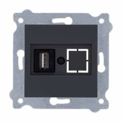 Exen Füme Modül+Kapak  Usb Prizi Jakli (Sarj Edemez)