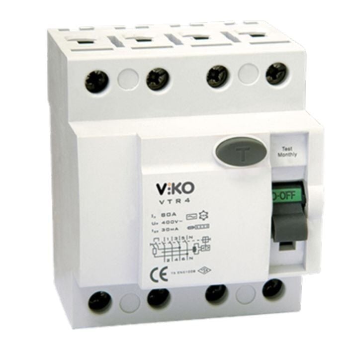 Viko Trifaze 4X25A 30mA Kaçak Akım Rolesi