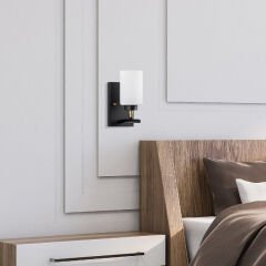 Aydinlatmadunyam Aplik BlackWhiteGold Yensuk-13121