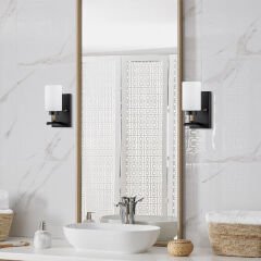 Aydinlatmadunyam Aplik BlackWhiteGold Yensuk-13121