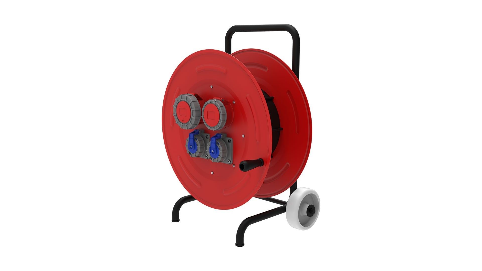 Bemis  1/16A. 220V. 2 Ad. 5/32A. 380V. 1 Ad. 5/16A. 380V. 1 Ad. IP67 Prizli Metal Makara 5x2,5mm TTR 100m. Kapasiteli Arabalı IP67 BM6-7231-1611